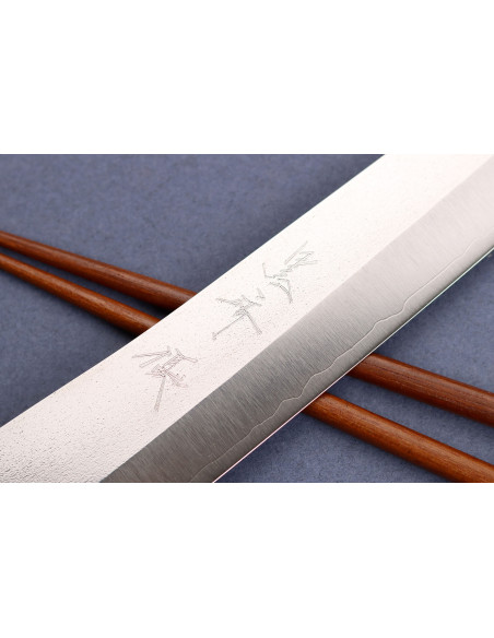 Yu Kurosaki Gekko San Maï 24cm sujihiki coltello giapponese fatto a mano
