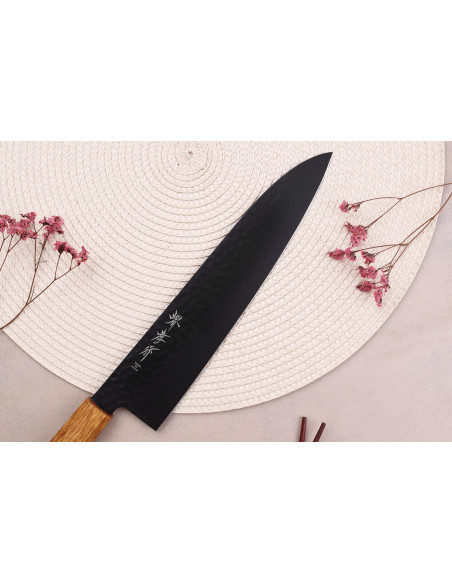 Sakai Takayuki Kurokage Japanese chef 's knife 24cm Burnt oak handle