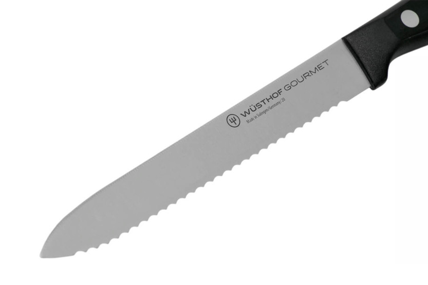 Wüsthof Gourmet makkaraveitsi 14cm sahalaitainen terä