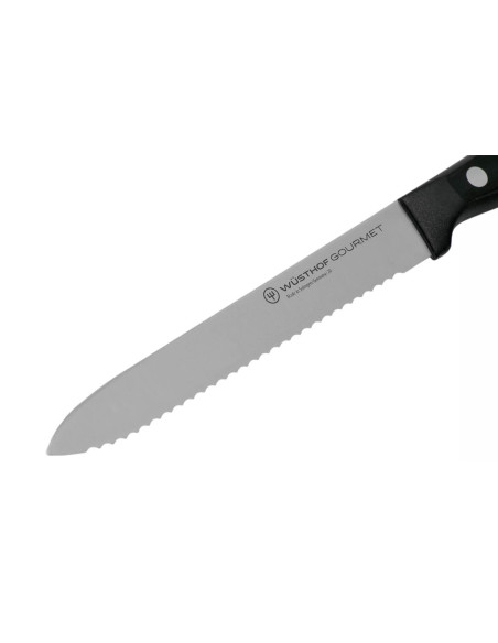 Cuchillo para salchichas Wüsthof Gourmet, hoja dentada 14 cm