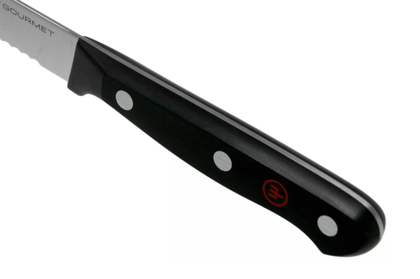 Faca para salsichas Wüsthof Gourmet, lâmina serrilhada de 14 cm