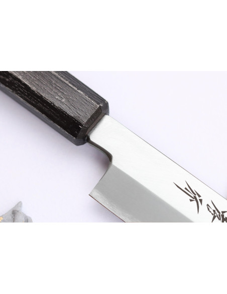 Sakai Takayuki Nanairo 24cm Japanese Yanagiba knife ABS lacquered resin handle