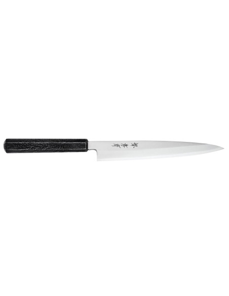 Sakai Takayuki Nanairo 21cm Japanese Yanagiba knife ABS lacquered resin handle