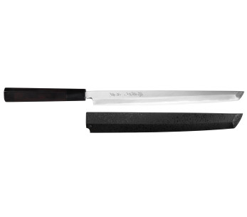 Sakai Takayuki Byakko 27cm japansk sakimaru takohiki-kniv ebenholtshandtag + slida