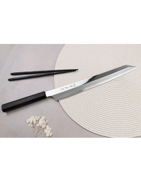 Yanagiba kniv kiritsuke 27cm japonais artisanal Sakai Takayuki Hien