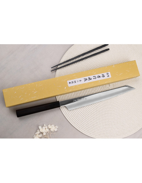 Yanagiba kniv kiritsuke 27cm japonais artisanal Sakai Takayuki Hien