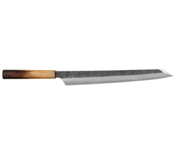 Faca yanagiba japonês artesanal Sakai Takayuki Homura Guren 30cm