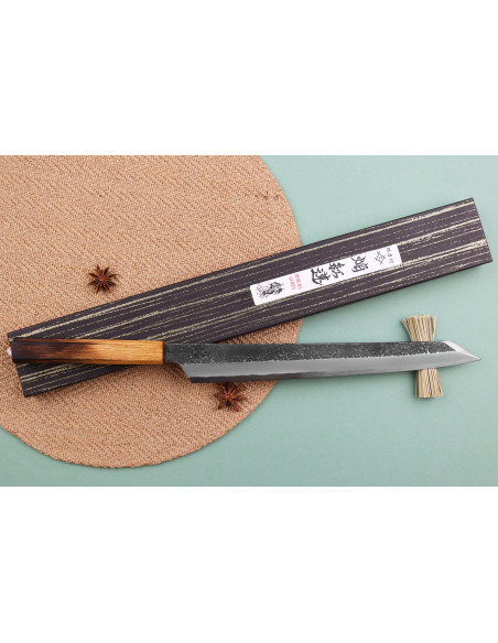 Yanagiba kniv japonais artisanal Sakai Takayuki Homura Guren 30cm
