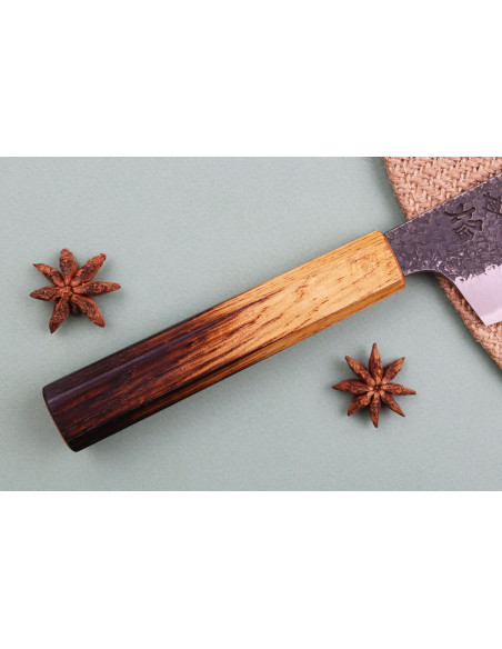 faca nakiri japonês artesanal Sakai Takayuki Homura Guren 18cm