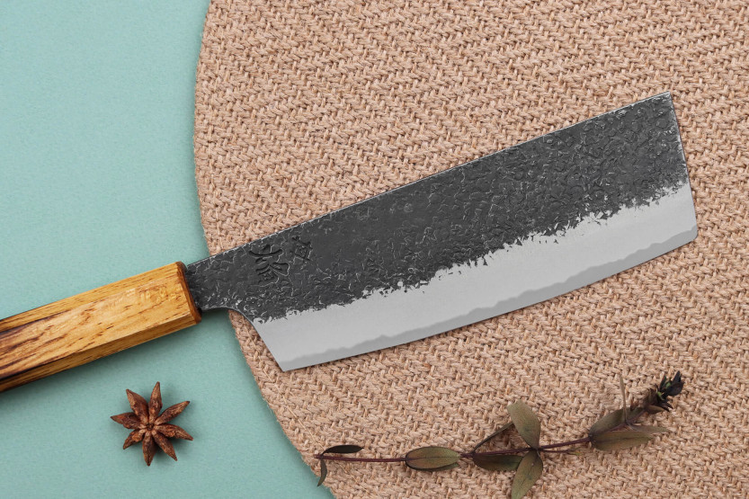 nakiri knife japonais artisanal Sakai Takayuki Homura Guren 18cm