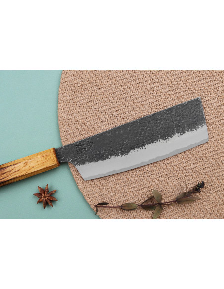 nakiri knife japonais artisanal Sakai Takayuki Homura Guren 18cm