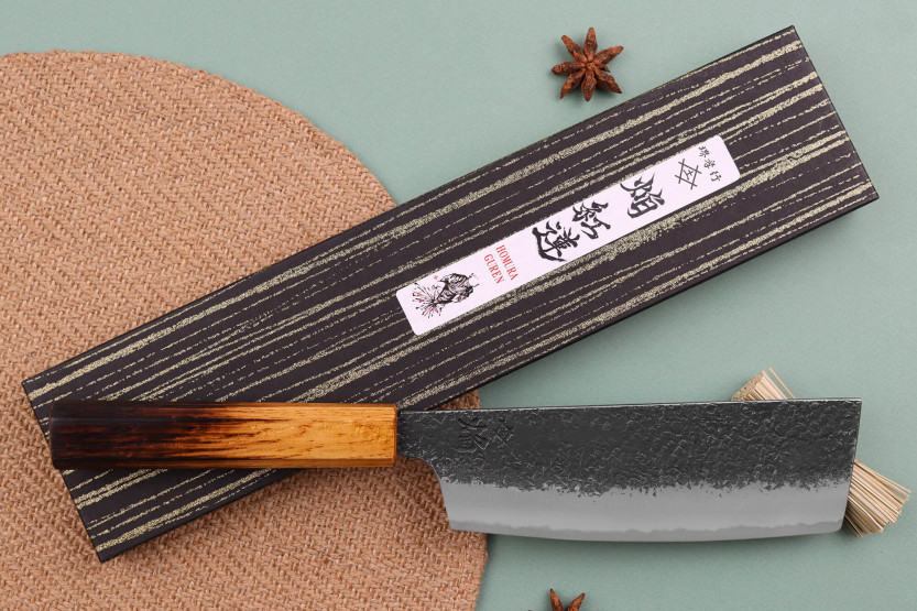 nakiri veitsi japonais artisanal Sakai Takayuki Homura Guren 18cm