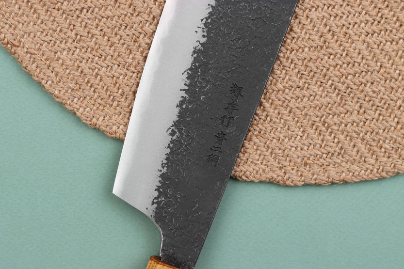 faca nakiri japonês artesanal Sakai Takayuki Homura Guren 18cm