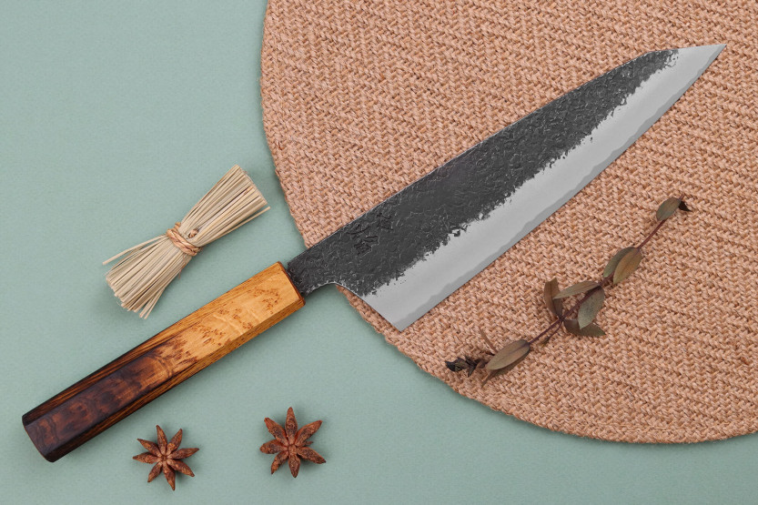 Sakai Takayuki Homura Guren 22,5cm cuchillo de cocinero japonés kiritsuke hecho a mano