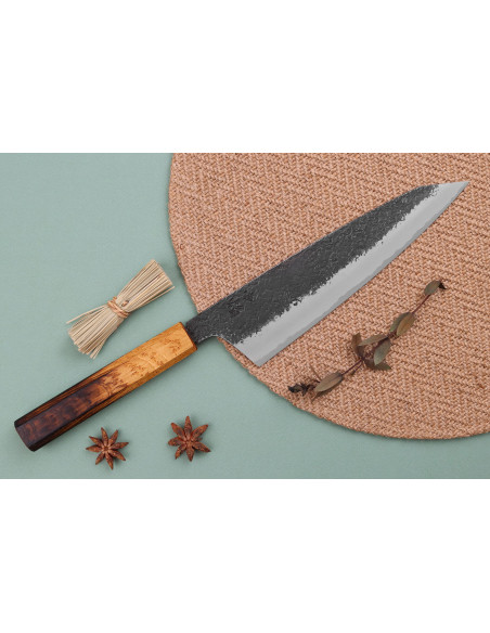 Sakai Takayuki Homura Guren 22,5cm Japanilainen käsityöläinen kiritsuke kokkiveitsi ' s veitsi