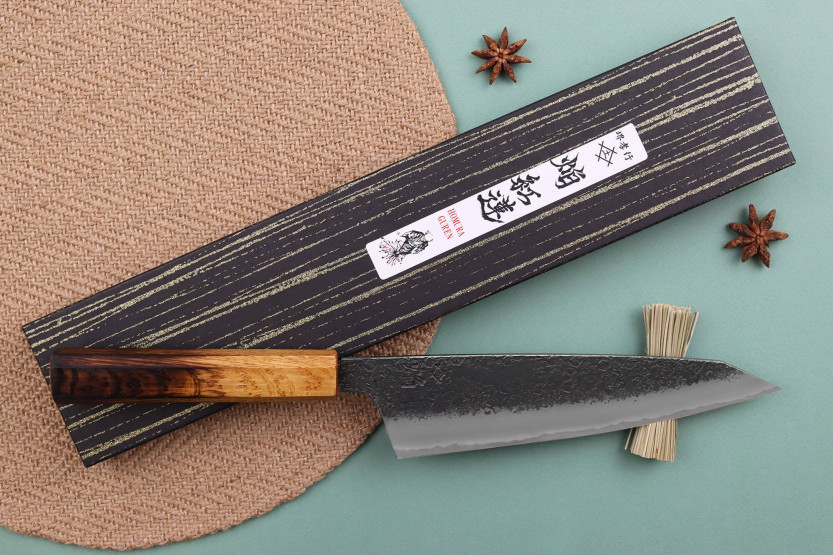 Sakai Takayuki Homura Guren 22,5cm Japanese artisanal kiritsuke chef ' s knife