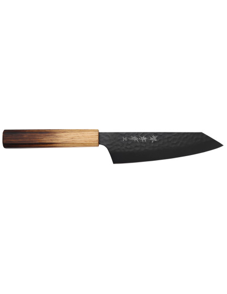 Kiritsuke-messer japanische Santoku 16cm Sakai Takayuki Kurokage Griff aus gebrannter Eiche