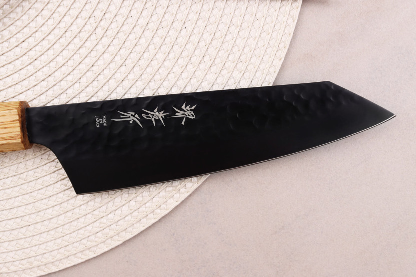 Sakai Takayuki Kurokage 16 cm, Coltello kiritsuke santoku Coltello kiritsuke giapponese con manico in rovere bruciato