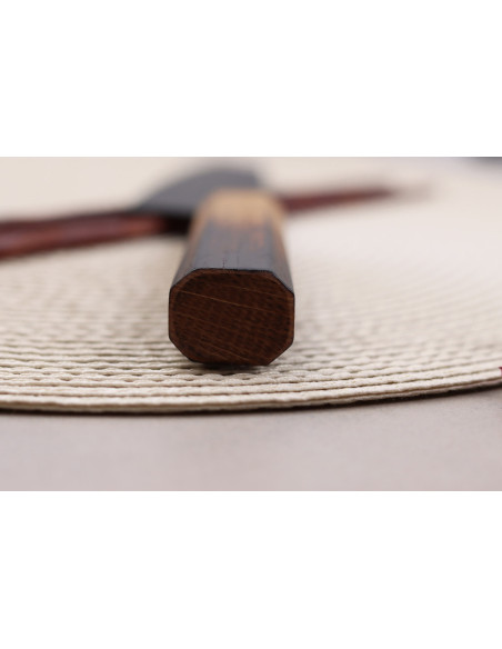 Sakai Takayuki Kurokage 16cm Coltello santoku giapponese Coltello kiritsuke con manico in rovere bruciato