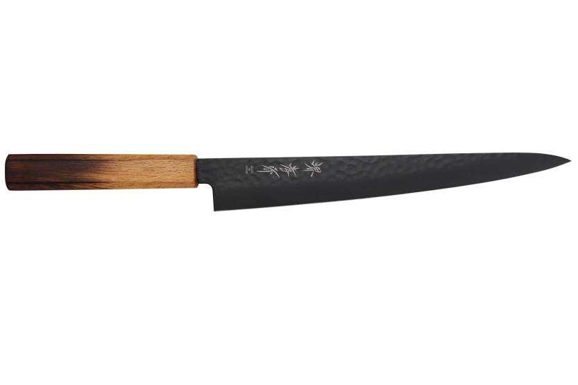 Sakai Takayuki Kurokage VG10 24cm japansk sujihikikniv med handtag av bränd ek