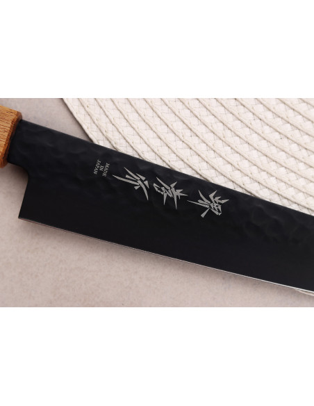 Sakai Takayuki Kurokage VG10 24cm japansk sujihikikniv med handtag av bränd ek