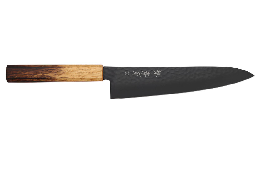 Sakai Takayuki Kurokage VG10 21 cm japansk kokkekniv med håndtak av brent eik
