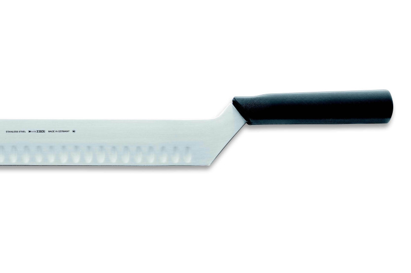 Faca faca para queijo profissional com 2 cabos e 30 cm de lâmina DICK decorada em aço inoxidável