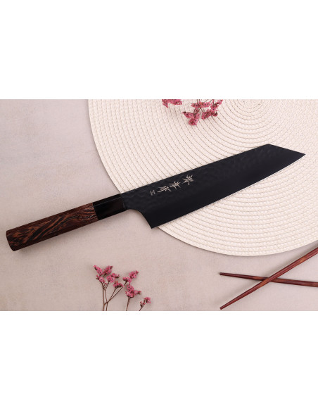 Sakai Takayuki Kurokage VG10 19cm Cuchillo kiritsuke japonés Cuchillo kiritsuke con mango de madera de wengewood