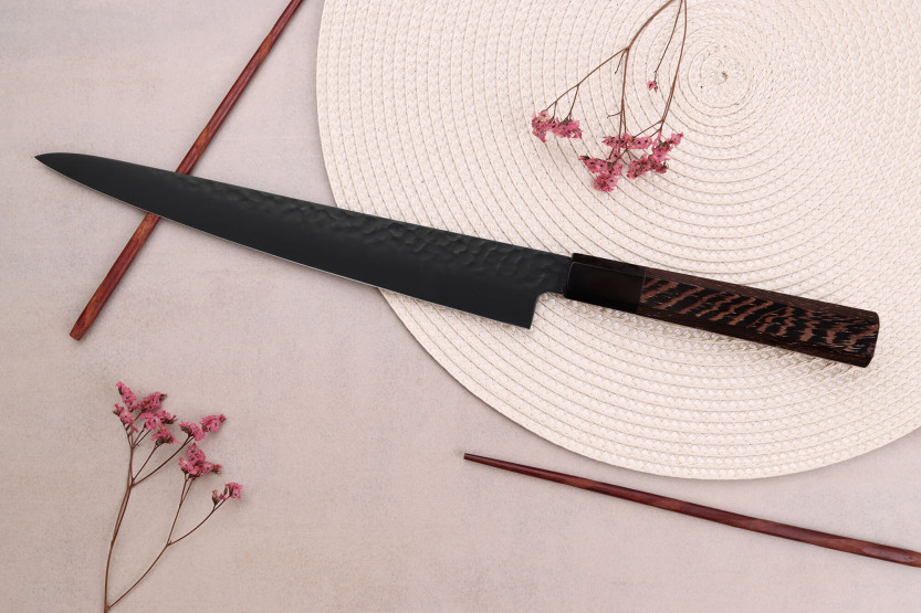 Sakai Takayuki Kurokage VG10 24cm Japanese sujihiki knife wenge handle