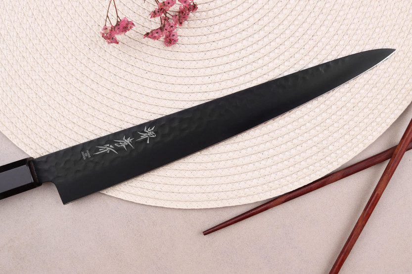 Sakai Takayuki Kurokage VG10 24 cm japansk sujihikikniv med wengéskaft