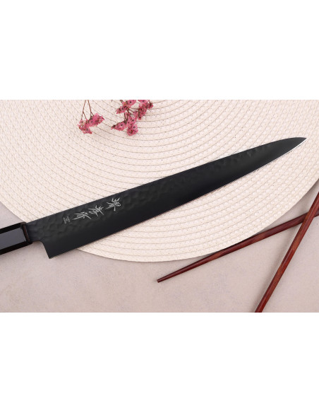 Sakai Takayuki Kurokage VG10 24cm Japanese sujihiki knife wenge handle