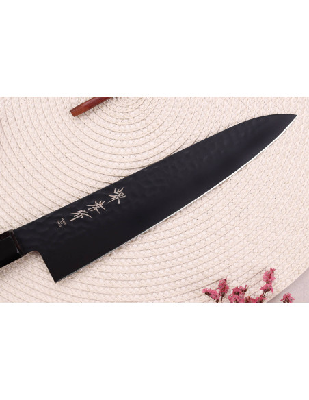Sakai Takayuki Kurokage VG10 21cm japansk kockkniv med handtag i wengewood