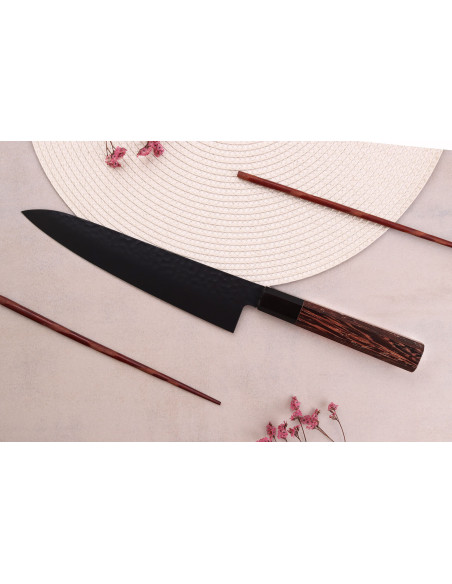 Sakai Takayuki Kurokage VG10 21cm japanilainen kokki ' s veitsi wengewood kahva
