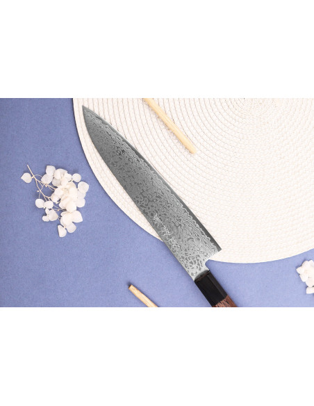 Sakai Takayuki Ginga Damascus 21cm Japanese chef ' s knife