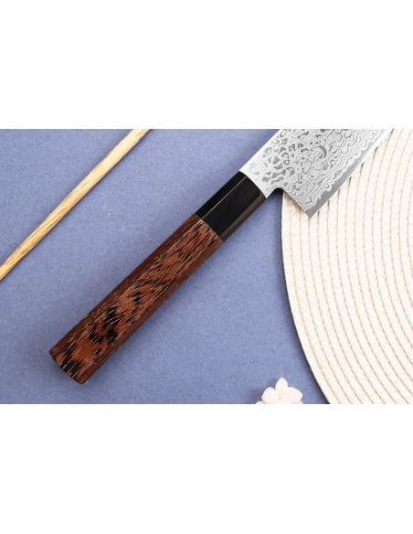 Faca de chef japonesa Sakai Takayuki Ginga Damascus 21cm