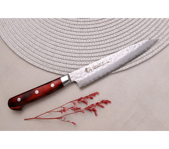 Faca universal japonesa Sakai Takayuki Damascus Western de 33 folhas e 15 cm 2