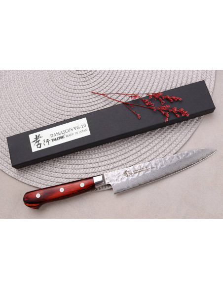 Sakai Takayuki Damascus Western 33-kerroksinen 15cm japanilainen yleispuukko