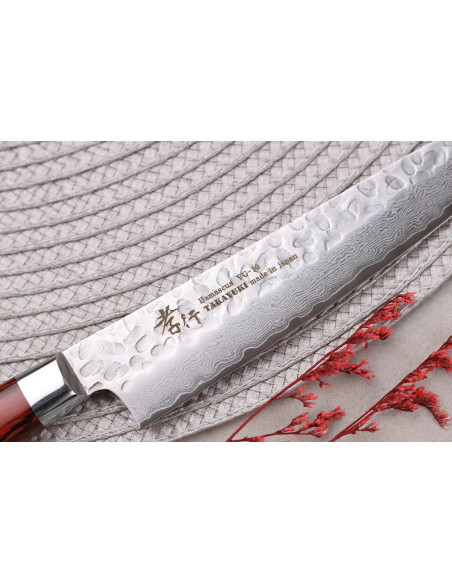 Japanisches Universalmesser 15cm Sakai Takayuki Damascus Western 33 Schichten