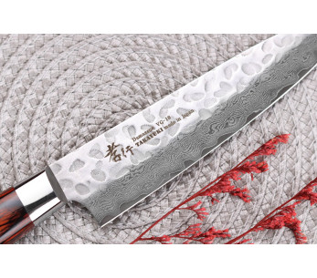 Sakai Takayuki Damascus Western 33-kertainen 12cm japanilainen yleispuukko 2