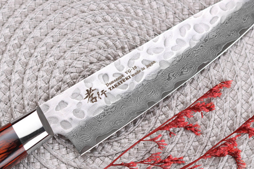 Sakai Takayuki Damaskus Western 33-lagers 12 cm japansk universalkniv