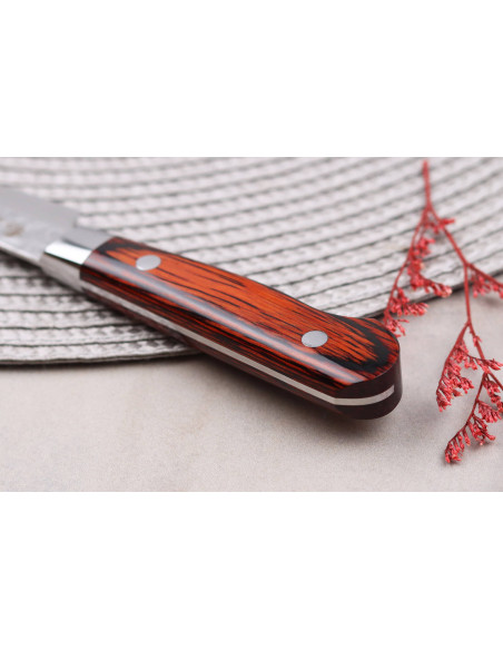 Sakai Takayuki Damaskus vestlig 33-lags japansk skjærekniv 8 cm