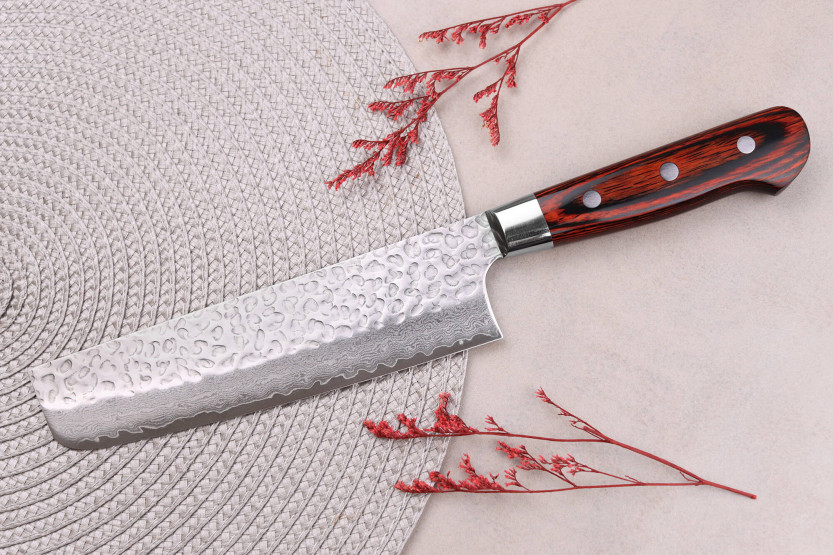 Sakai Takayuki Damaskus västerländsk 33-lagers 16 cm japansk nakiri-kniv