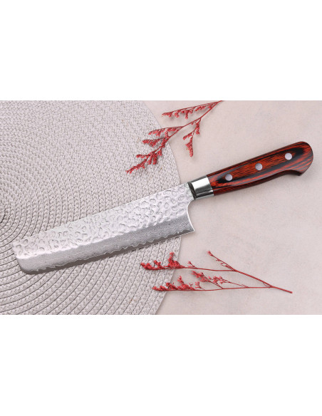 Sakai Takayuki Damaskus Western 33-lags 16 cm japansk nakiri-kniv