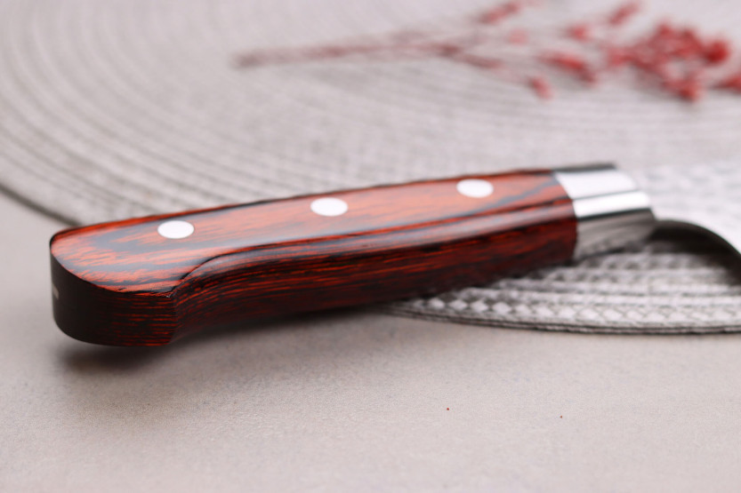 Sakai Takayuki Damaskus Western 33-lags 18 cm japansk santokukniv