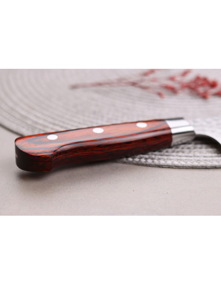 Japanisches santokumesser 18cm Sakai Takayuki Damascus Western 33 Schichten