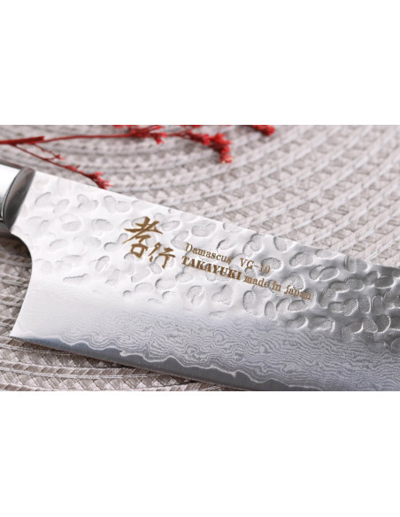 Sakai Takayuki Damaskus Western 33-lags 18 cm japansk santokukniv