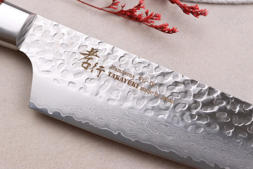Coltello kiritsuke giapponese 19cm Sakai Takayuki Damasco occidentale 33 couches
