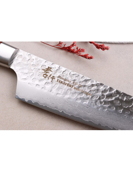 Kiritsuke mes Japans 19cm Sakai Takayuki Damascus Western 33 banken