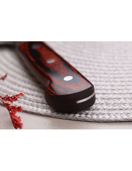 Faca kiritsuke Japonês 19cm Sakai Takayuki Damasco Ocidental 33 sofás