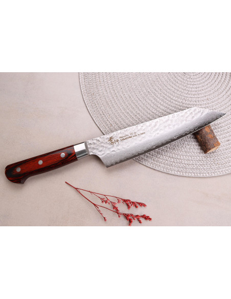 Cuchillo kiritsuke japonés 19cm Sakai Takayuki Damasco occidental 33 sofás